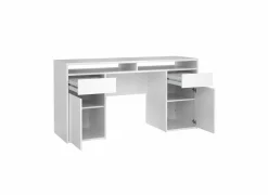Bureau Function plus 149x48x78cm - decor - hoogglans wit