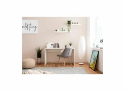 Bureau Image 130x54cm - melamine - wit