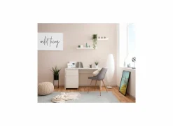 Bureau Image 130x54cm - melamine - wit