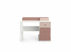 Bureau Jade 104x44cm - decor - mat roze & mat wit