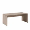 Bureau Rio 2 160x80x73cm - melamine - humus eik