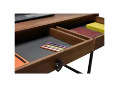 Bureau Santiago 120x60cm - melamine - walnoot