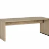 Bureau Yoda 200x80x76cm - eik massief - naturel