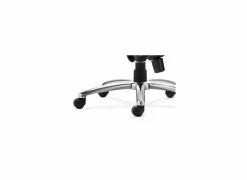 Bureaustoel Harley 66x66x120,5cm - lederlook - zwart