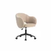 Bureaustoel Mondo 56x56x85cm - stof - beige