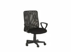 Bureaustoel Mosquito 56x47x99cm - stof - zwart