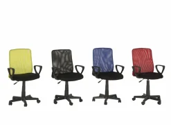 Bureaustoel Mosquito 56x47x99cm - stof - zwart