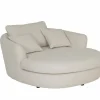 Chaise longue Isla 145x170x71cm - stof - ecru