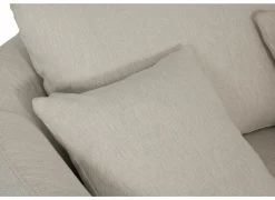 Chaise longue Isla 145x170x71cm - stof - ecru