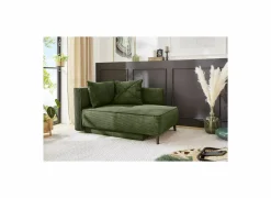 Chaise longue Rex Recamière  155x95x81cm - stof - groen met bedfunctie