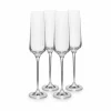 Champagneglas Mystique 19cl - glas - transparant set van 4