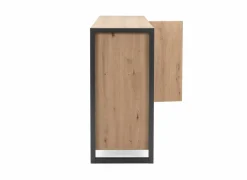 Commode Denver 120cm - decor - artisanale eik & anthraciet