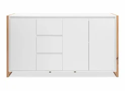 Commode Denver 160x40x88cm - decor - wit & artisanale eik