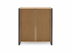 Commode Denver 80x88x40cm - decor - artisanale eik & anthraciet