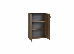 Commode Meradi 72x34x109cm - melamine - oslo walnut