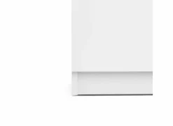 Commode Naia 80x40x101cm - melamine - wit hoogglans