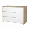 Commode Next 119x48x84cm - decor - wit/jackson hickory