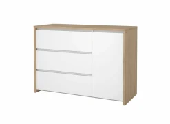 Commode Next 119x48x84cm - decor - wit/jackson hickory