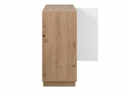 Commode Phoenix 79cm - decor - artisanale eik & wit