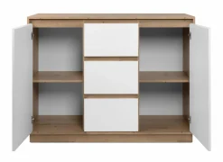 Commode Phoenix 117cm - decor - artisanale eik & wit