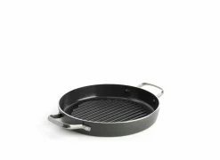 Dagelijkse Kost grillpan Ø28cm - aluminium - olijfgroen