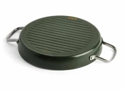 Dagelijkse Kost grillpan Ø28cm - aluminium - olijfgroen