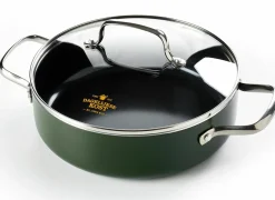 Dagelijkse Kost stoofpan Ø24cm - aluminium - olijfgroen