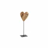 Deco Hart teak op voet H50cm