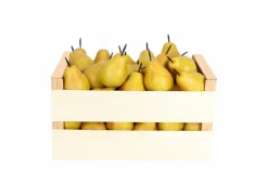 Deco Peer H10,5cm - kunststof - geel