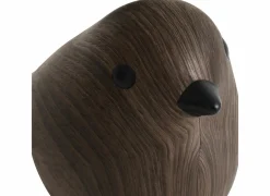 Deco Vogel H14,5cm - dolomiet - tabak