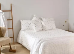 Dekbedovertrek Clover 240x200/220cm - percale - wit