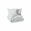 Dekbedovertrek Edie 260x240cm - microvezel - wit
