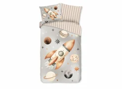 Dekbedovertrek Explore 140x220cm - katoen - multicolor