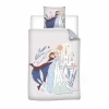 Dekbedovertrek Frozen 140x200cm - katoen - meerkleurig