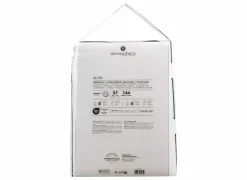 Dekbedovertrek Kain 260x240cm - katoen - wit & zwart