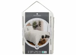 Dekbedovertrek Kain 240x220cm - katoen - wit & zwart