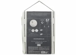 Dekbedovertrek Kain 240x220cm - katoen - wit & zwart