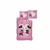 Dekbedovertrek Mickey & Minnie 140x200cm microvezel