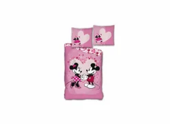 Dekbedovertrek Mickey & Minnie 140x200cm microvezel