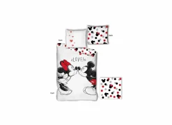 Dekbedovertrek Mickey & Minnie 140x200cm katoen