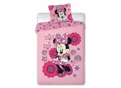 Dekbedovertrek Minnie 140x200cm - microvezel - roze