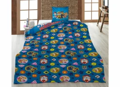 Dekbedovertrek Paw Patrol 140x200cm - katoen - blauw