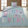 Dekbedovertrek Peppa Pig 140x200cm - microvezel - blauw