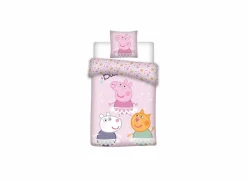 Dekbedovertrek Peppa Pig 140x200cm katoen