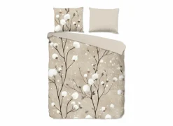 Dekbedovertrek Ralfa 240x220cm - microvezel - zand