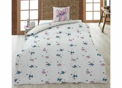 Dekbedovertrek Stitch 140x200cm - polykatoen - beige