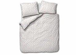 Dekbedovertrek 200x200/220cm - katoen - hearts red