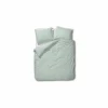 Dekbedovertrek 140x200/220cm - percale katoen - lichtgroen