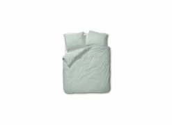 Dekbedovertrek 140x200/220cm - percale katoen - lichtgroen
