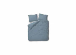 Dekbedovertrek 140x200/220cm - percale katoen - blauw